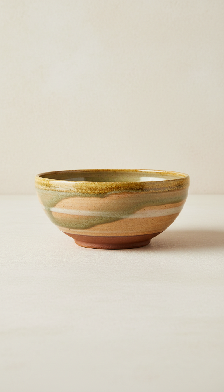 Bowl de servir de cerámica artesanal
